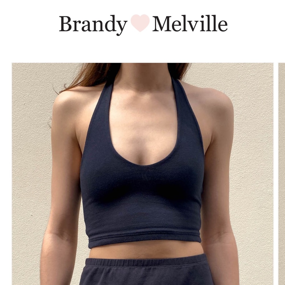 ALEXIS HALTER CROPPED TOP